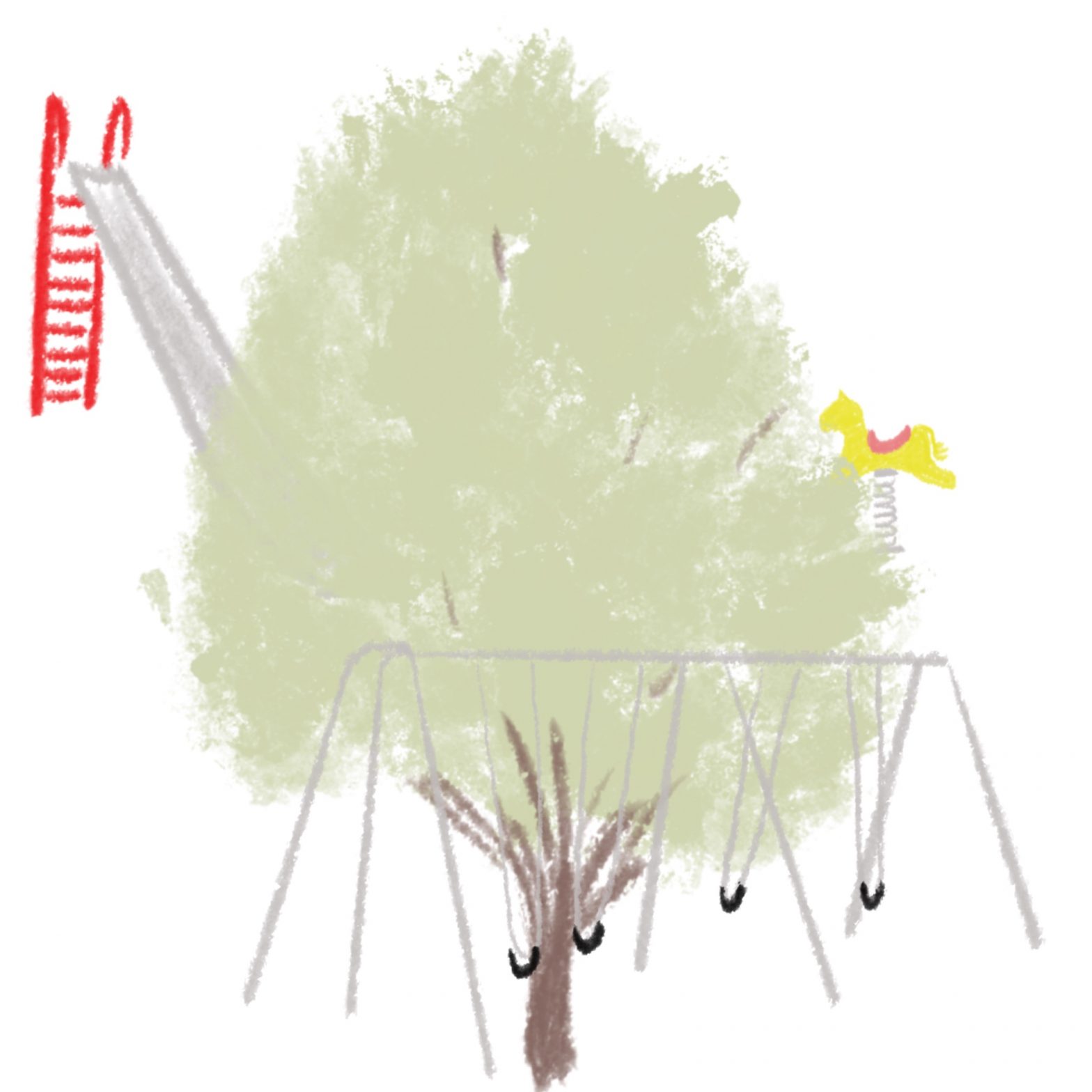 A Pear Tree in a Playground